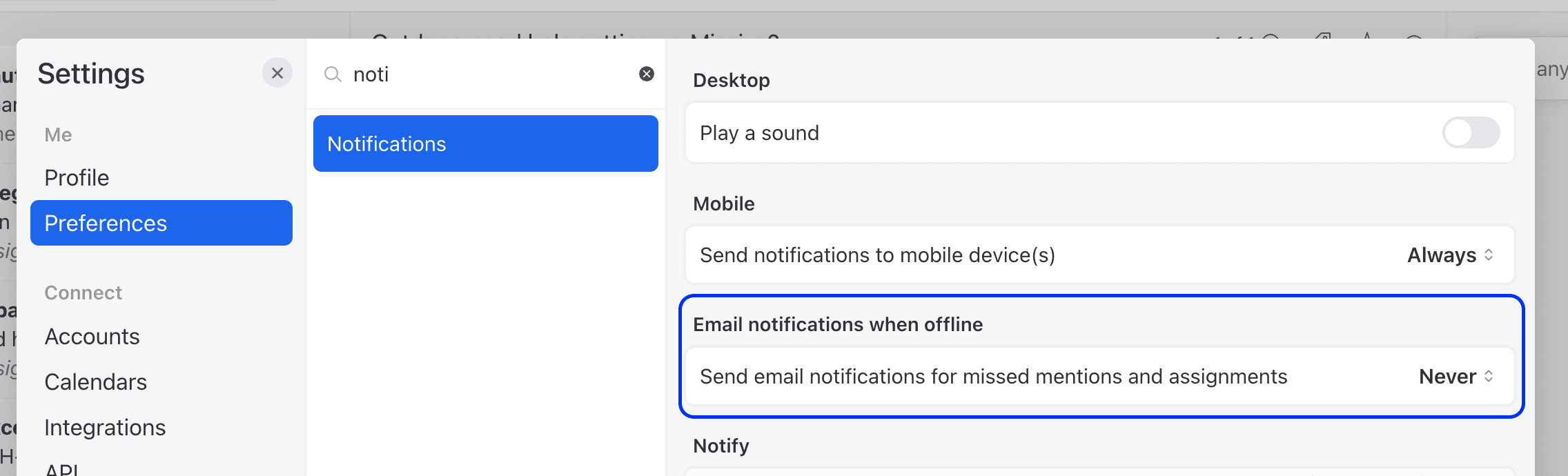 Stop receiving email notifications when I'm assigned or mentioned