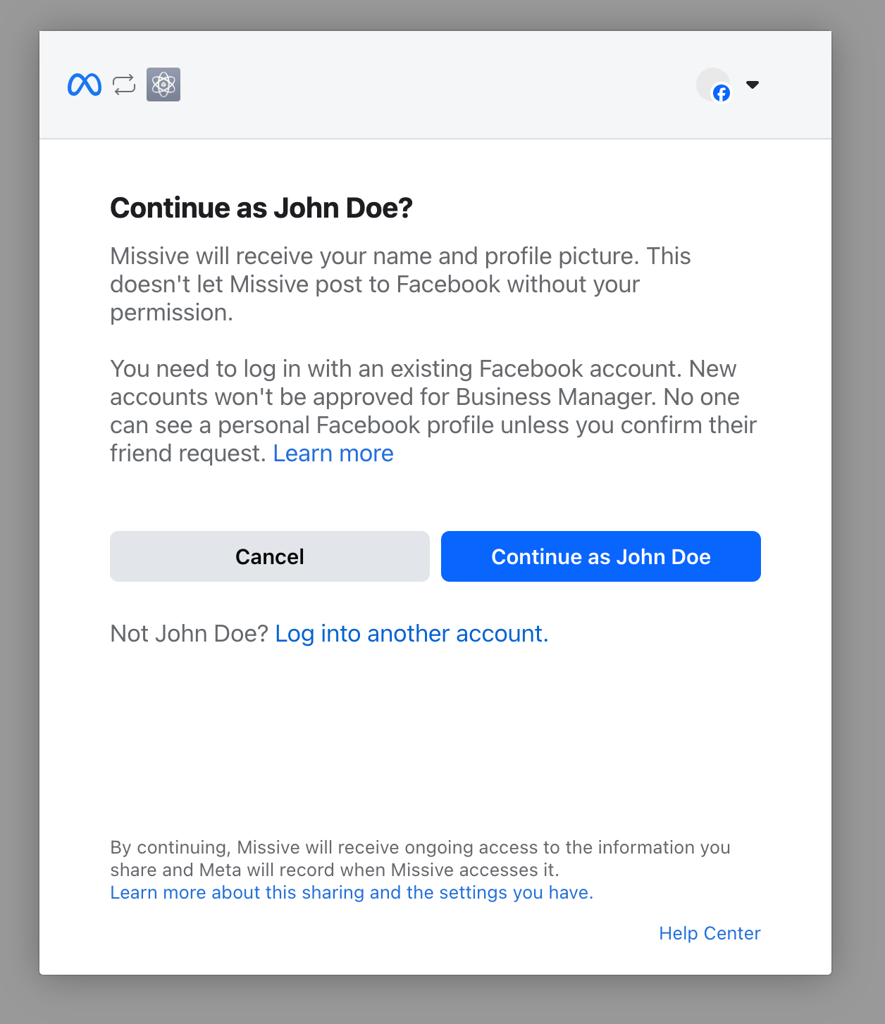 WhatsApp login screen