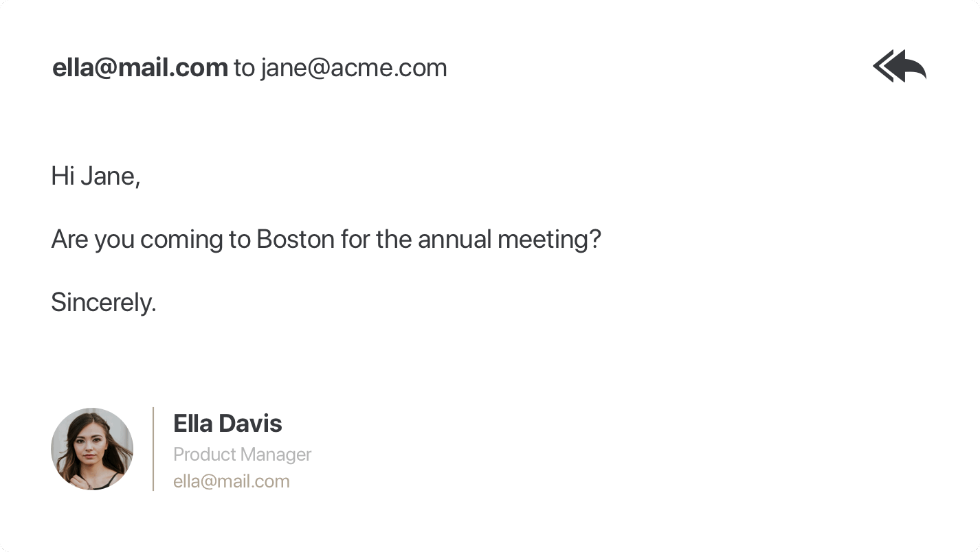 Managed signatures help maintain a uniform brand look