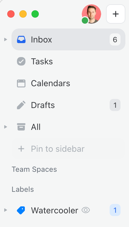 Show the unread conversation count on your Water cooler mailbox