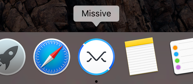 Pin Missive to your Dock